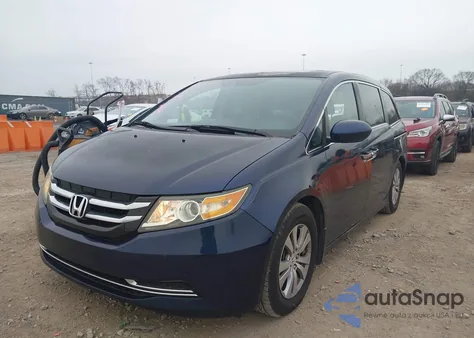 2014 Honda Odyssey Ex-L from USA, damaged, VIN 5FNRL5H68EB138687